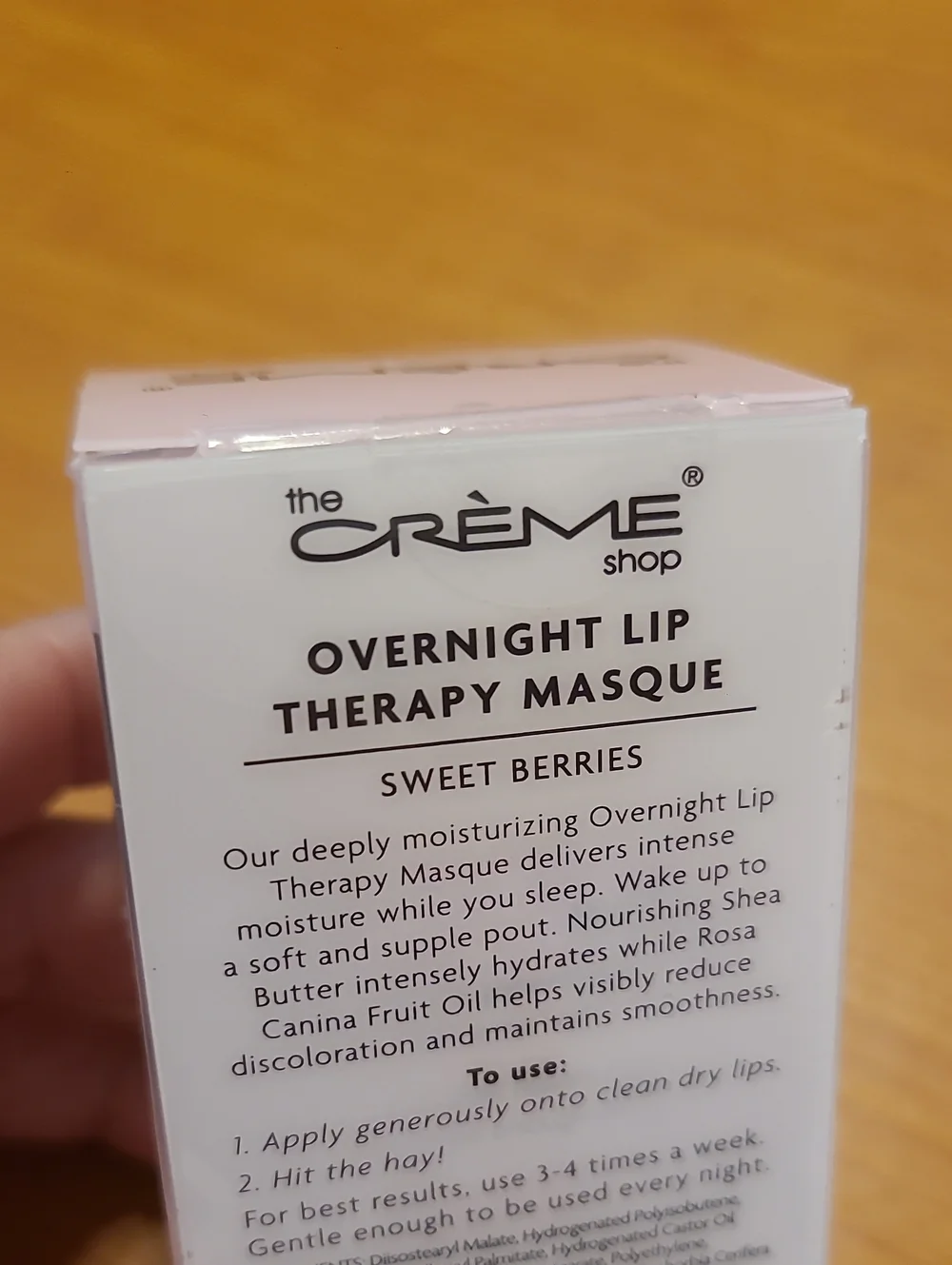 The Creme Shop Overnight Lip Therapy Masque Sweet Berries Hydrating Lip Mask